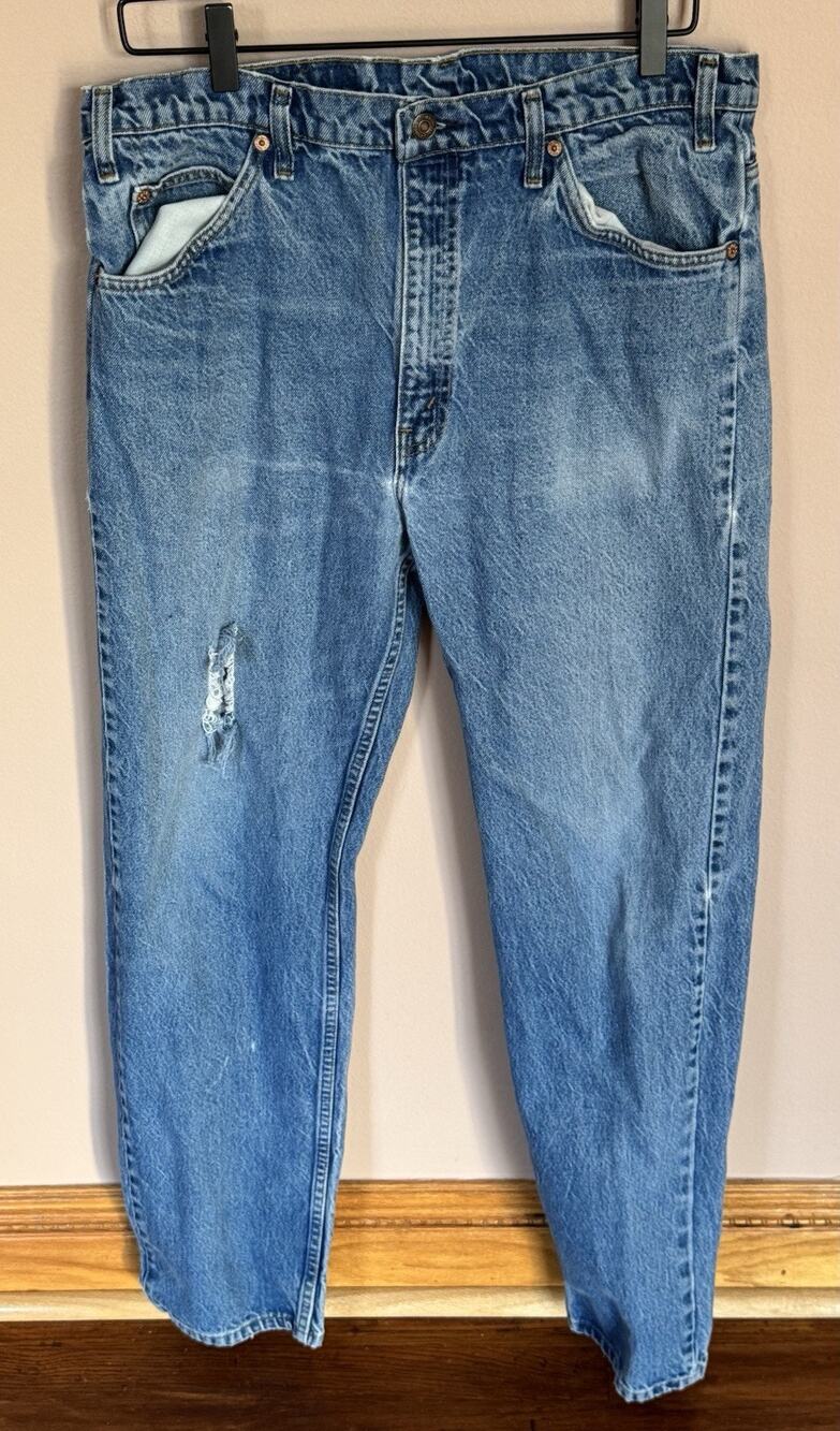 LEVI'S 505 Men's Denim Jeans Straight Leg Regular Fit Size 36 x 33